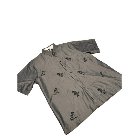 Men's‎ Billabong Palm Tree Button Up Shirt Size L - Picture 1 of 9